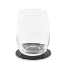 Posavasos redondo de cuero sintético