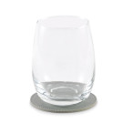 Posavasos redondo de cuero sintético