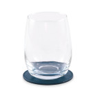 Posavasos redondo de cuero sintético