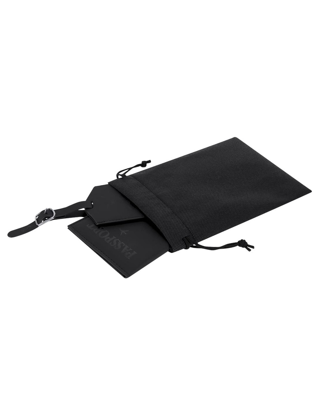 Set de viaje con funda de pasaporte y etiqueta para equipaje Set de viaje con funda de pasaporte y etiqueta para equipaje