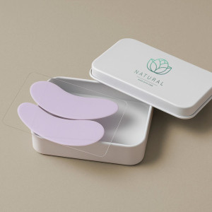 Parches de silicona reutilizables para contorno de ojos 2