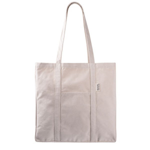 Bolsa tote de canvas reciclado con asas reforzadas 2