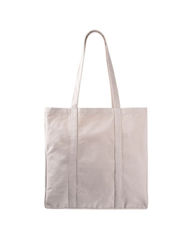 Bolsa tote de canvas reciclado con asas reforzadas Bolsa tote de canvas reciclado con asas reforzadas