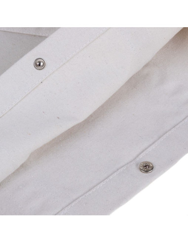 Bolsa tote de canvas reciclado con asas reforzadas Bolsa tote de canvas reciclado con asas reforzadas