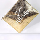 Neceser dorado plano