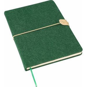 Libreta A5 de fieltro reciclado