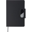 Set de regalo de botella térmica con bolígrafo y libreta reciclados