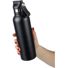 Set de regalo de botella térmica con bolígrafo y libreta reciclados