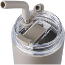 Botella termo 500ml con pajita y doble tapa