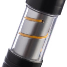 Linterna multifunción compacta con mosquetón