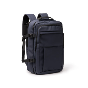 Mochila de viaje extensible de cuero sintético 30L