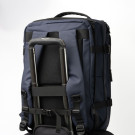 Mochila de viaje extensible de cuero sintético 30L