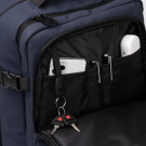 Mochila de viaje extensible de cuero sintético 30L