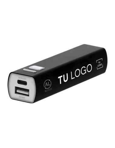 Power bank de aluminio reciclado 2600mAh