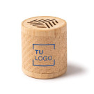 Altavoz inalámbrico de fibras naturales y bambú