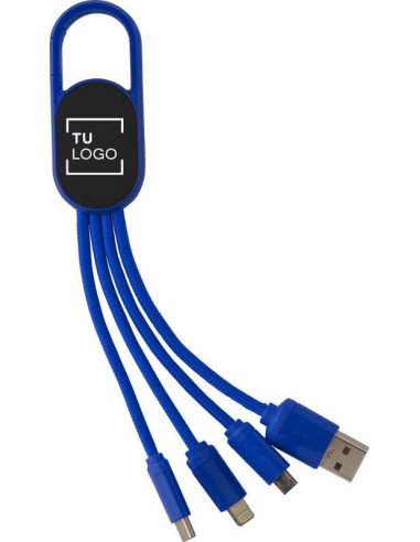 Set de Cables de Nilón Idris con Logo
