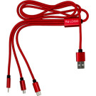 Set de Cables de Nilón Felix USB, micro USB, USB-C y Lightning