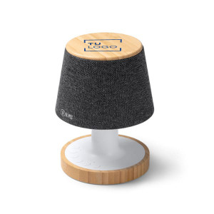 Lámpara altavoz 5W de rPET y bambú