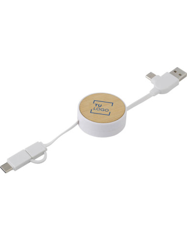 Set de Cables Extensible USB-C, Lightning y USB-A