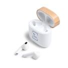 Auriculares inalámbricos eco en ABS reciclado y bambú