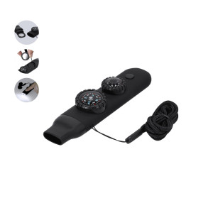 Silbato de supervivencia multifunción 6 en 1