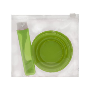 Set de cepillo de dientes y vaso plegable para viaje 2