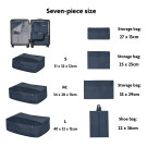 Set organizador de maleta con 7 bolsas