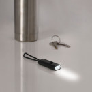 Linterna de aluminio reciclado con 3 leds y asa de silicona