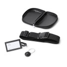 Set de viaje 3 en 1 con candado e identificador de maletas