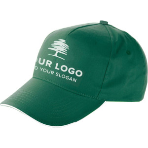 Gorra de algodón con visera sándwich | Gorra de 5 paneles