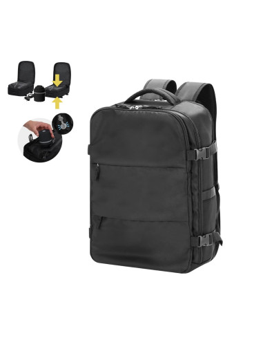 Mochila de viaje con compresión al vacío