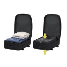 Mochila de viaje con compresión al vacío