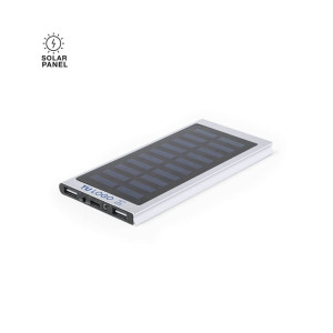 Power bank con carga solar de 8000 mAh
