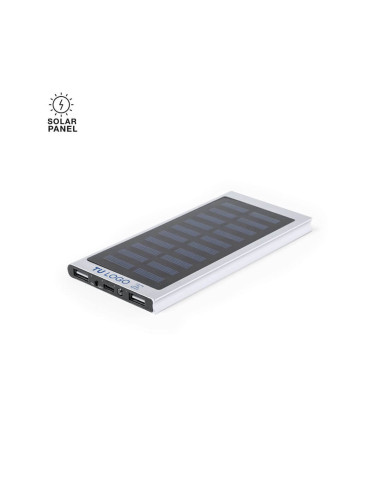 Power bank con carga solar de 8000 mAh
