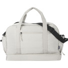 Bolsa de viaje de lona de poliéster reciclado GRS con zapatero 30L