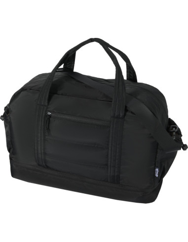 Bolsa de viaje de lona de poliéster reciclado GRS con zapatero 30L