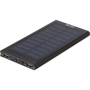 Power Bank solar de ABS y Aluminio 8000 mAh