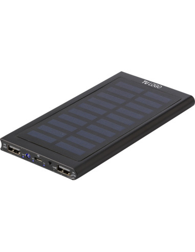 Power Bank solar de ABS y Aluminio 8000 mAh