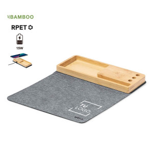 Alfombrilla Eco-Friendly con Carga Inalámbrica 15W