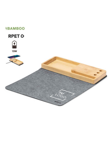 Alfombrilla Eco-Friendly con Carga Inalámbrica 15W