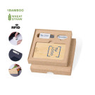 Set de seguridad con tarjeta RFID de bambú