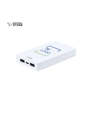 Batería Externa de 5.000 mAh de Piedra Natural