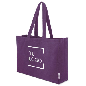 Bolsa de algodón reciclado extragrande