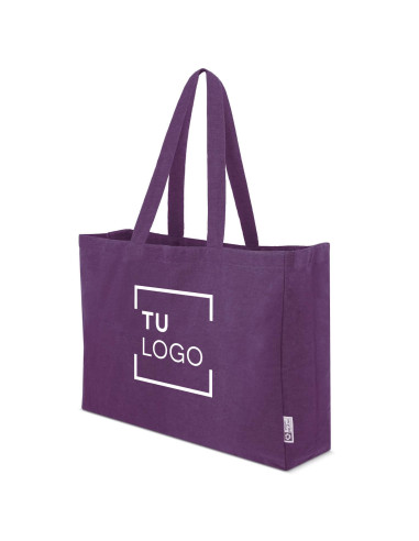 Bolsa de algodón reciclado extragrande