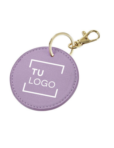 Llavero circular de PU