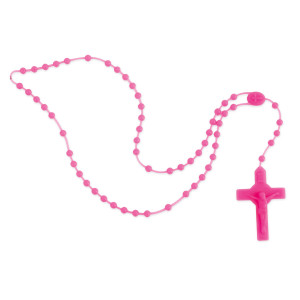 Rosario religioso de silicona | Rosario de silicona de colores