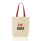 Bolsa de algodón 180gr con asas de color