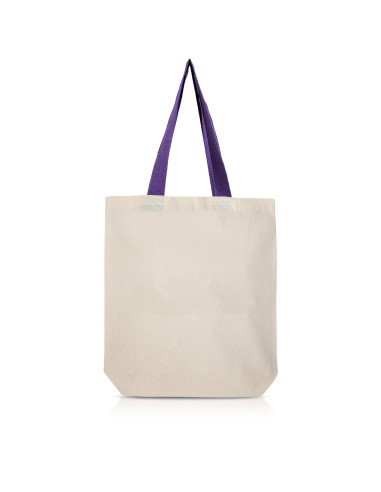 Bolsa de algodón 180gr con asas de color