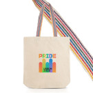 Bolsa de algodón 180gr con asas de color