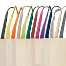 Bolsa de algodón 180gr con asas de color